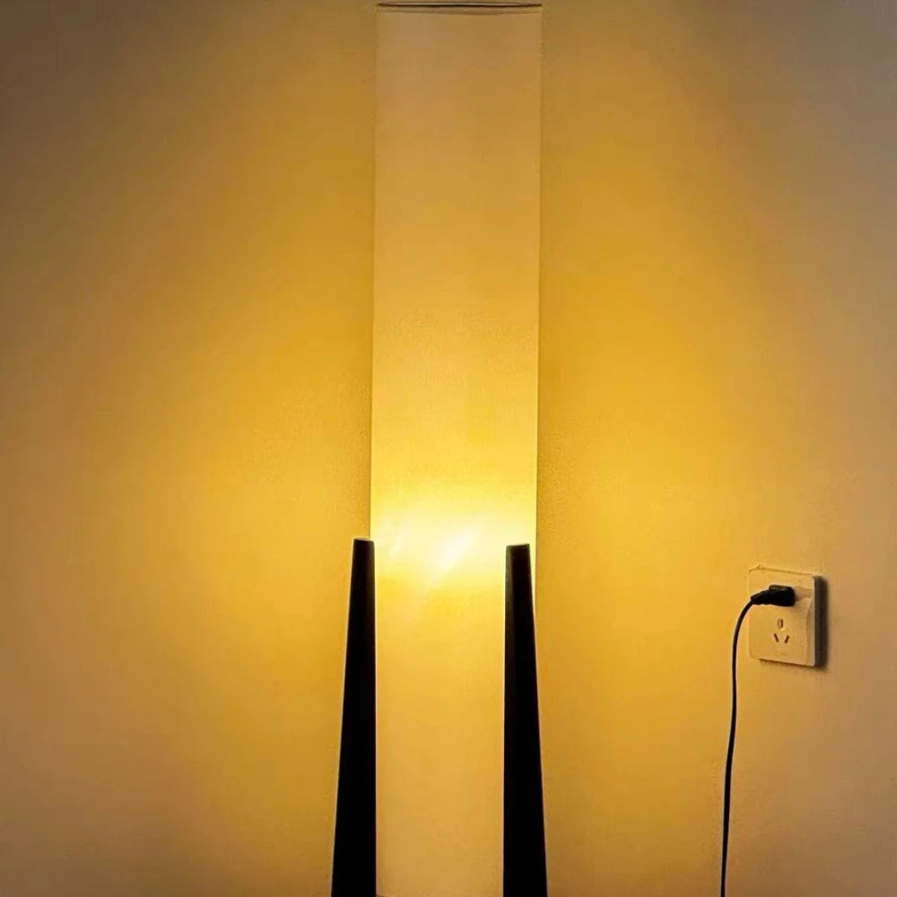 Wabi-sabi Style Wooden Antique-style Floor Lamp Bedroom Living Room Sofa-side Living Room Floor Lamp Indoor Home Decor Fixture