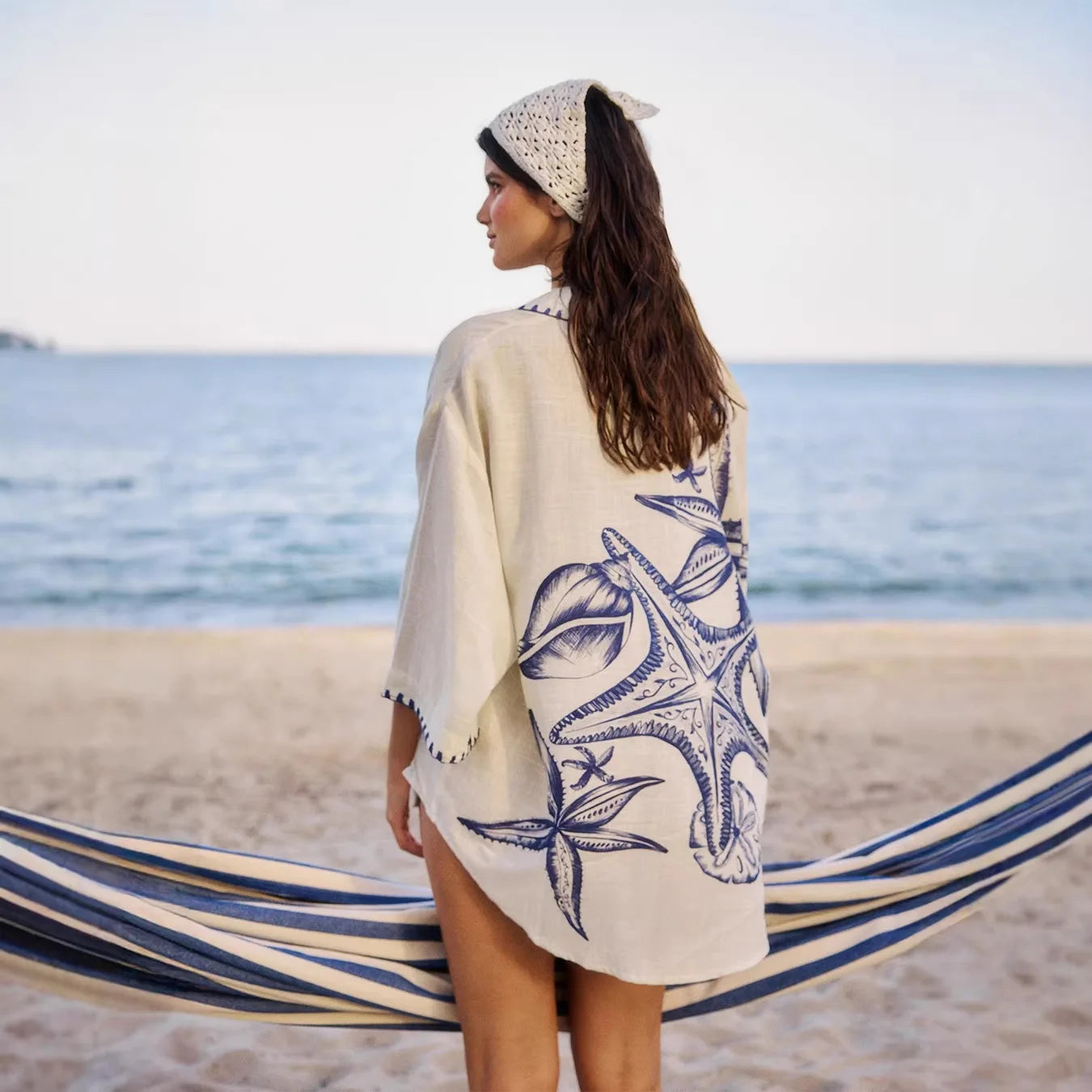 Summer Clothes 2 Piece Outfits For Women 2026 Linen Casual Shirt Cardigan Short Set Outwear Cover Beach Sea Costumes Pareo Praia